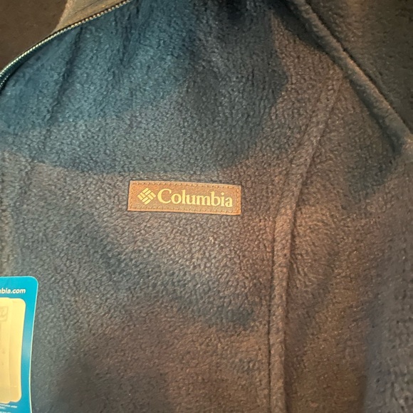 Columbia Navy Blue Fleece Jacket - Picture 3 of 5